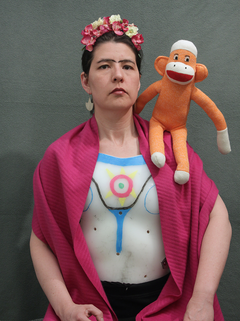 Self-portrait with Monkey