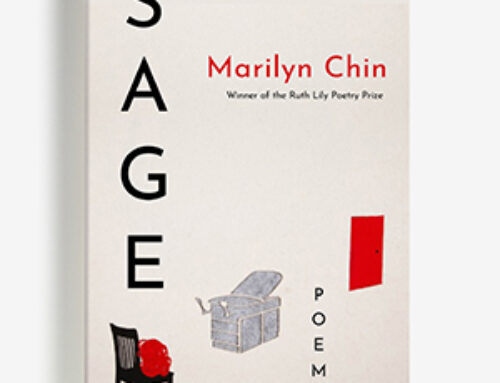 Fabric work featured as cover for “Sage”